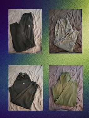 Mixed Sweatpants Bundle - Black, Gray, Olive, Charcoal